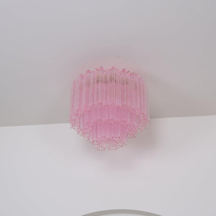 Murano Pink Glass Ceiling Light - DWHOME