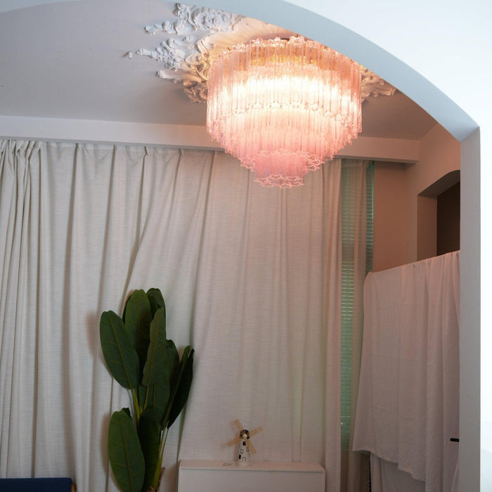 Murano Pink Glass Ceiling Light - DWHOME