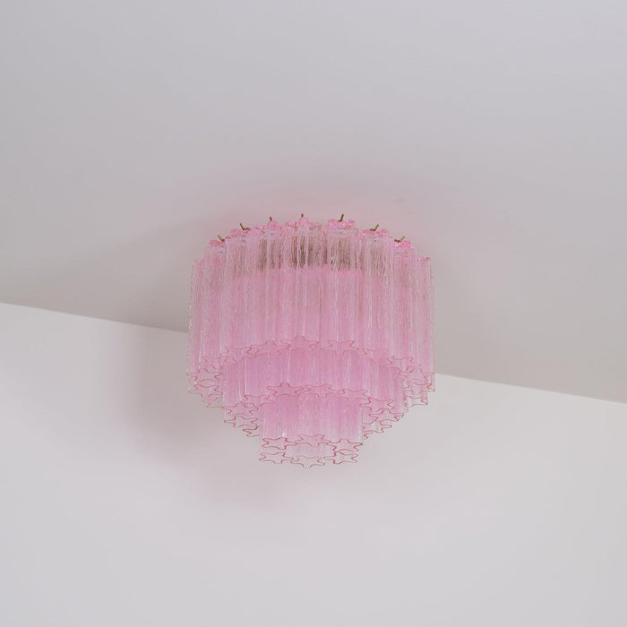 Murano Pink Glass Ceiling Light - DWHOME