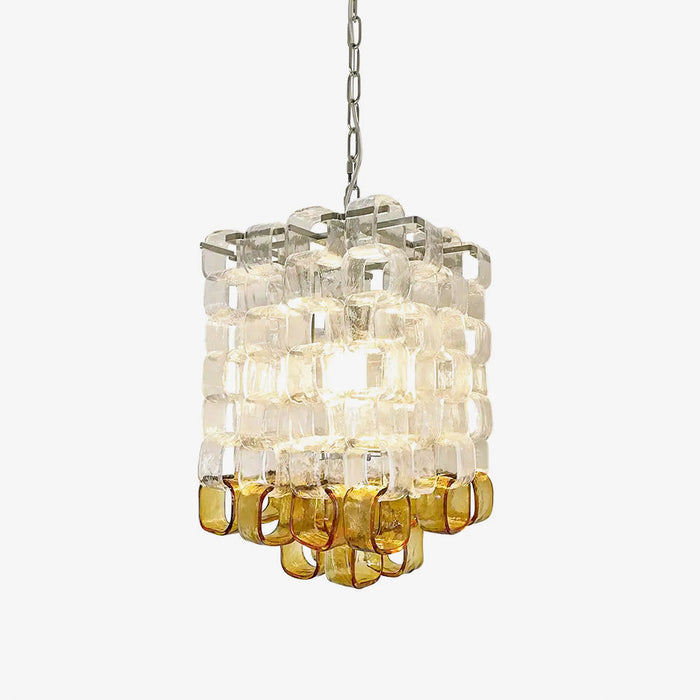 Murano Poliarte Interlocking Chandelier.