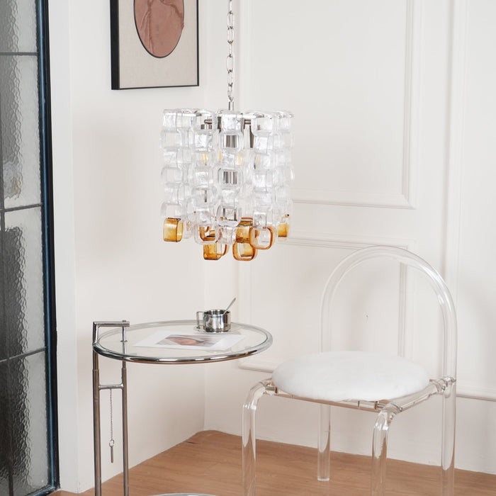 Murano Poliarte Interlocking Chandelier.