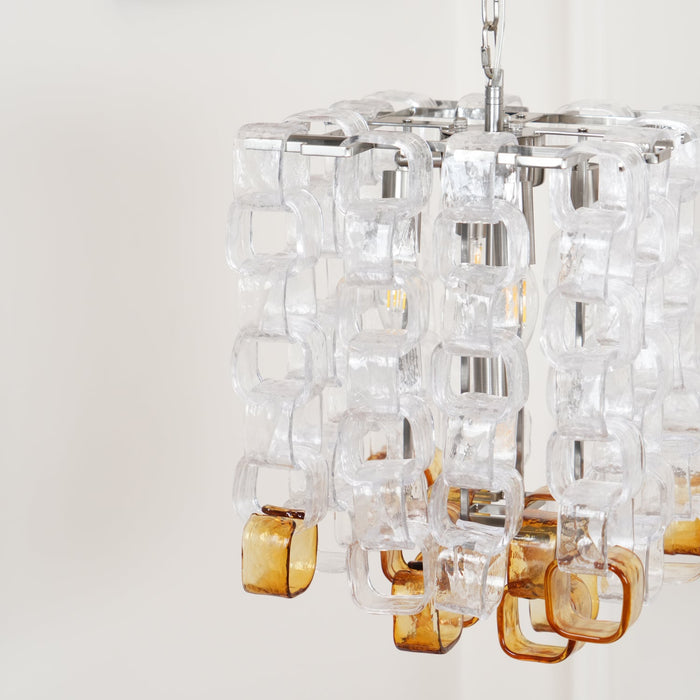 Murano Poliarte Interlocking Chandelier.