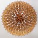 Murano Rhombus Amber Glass Chandelier-DWHOME