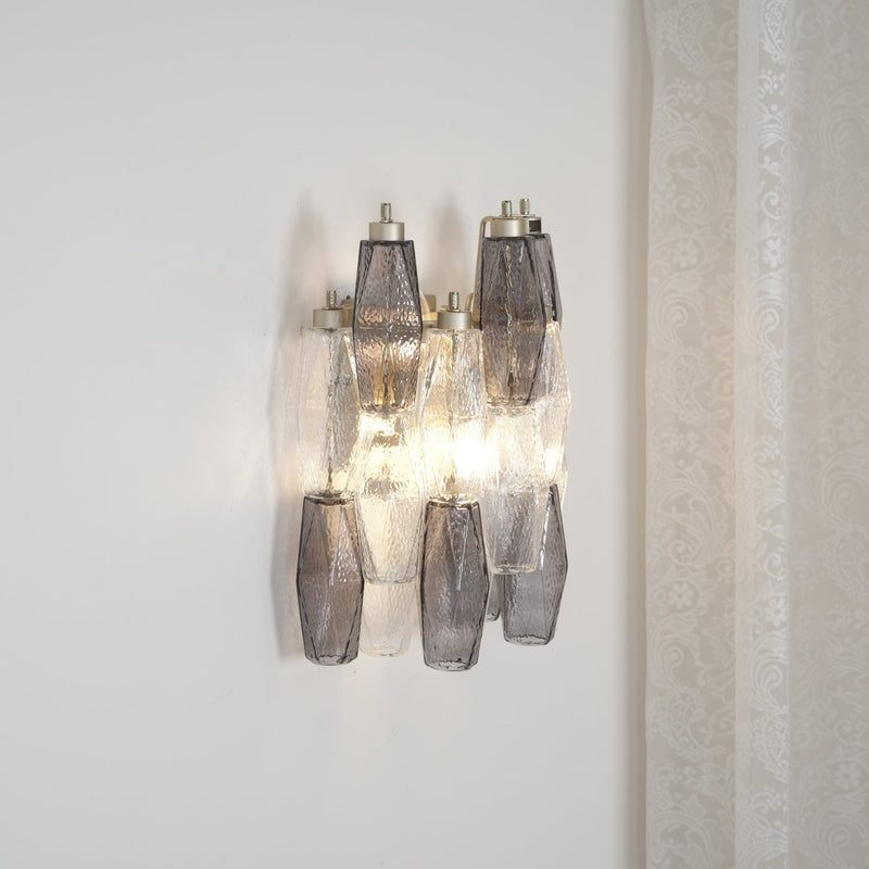 Murano Rhombus Glass Wall Lamp-DWHOME