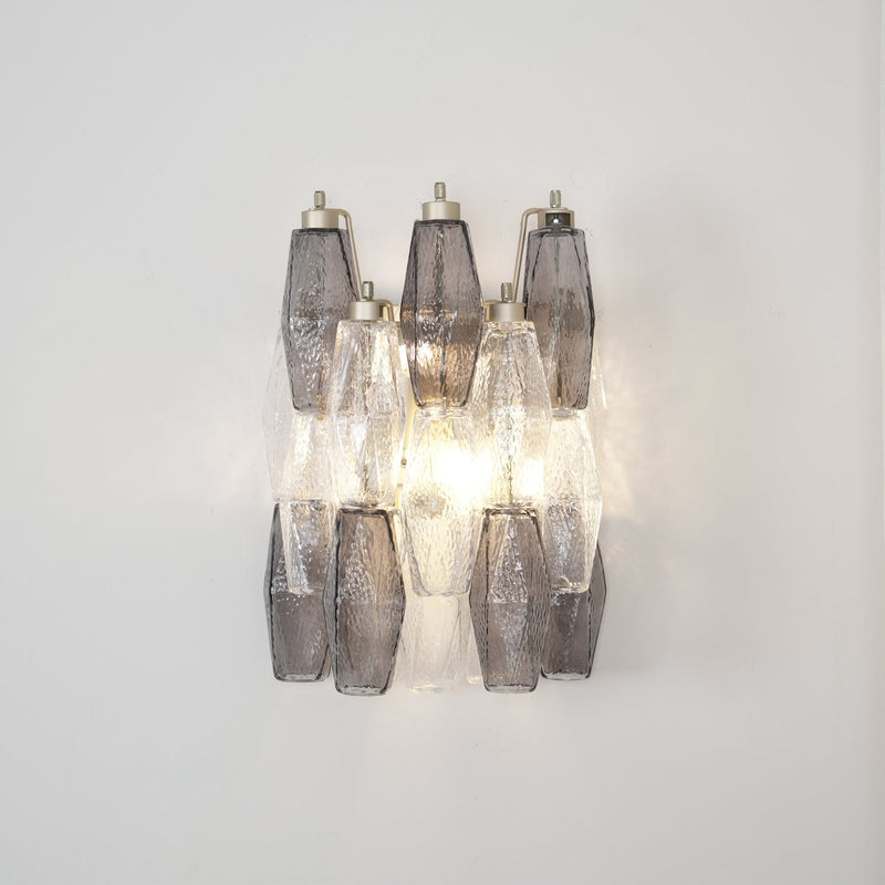 Murano Rhombus Glass Wall Lamp-DWHOME