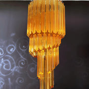 Murano Spiral Prism Glass Chandelier-DWHOME