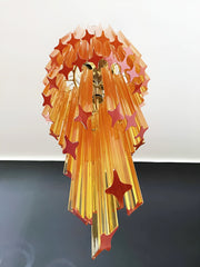 Murano Spiral Prism Glass Chandelier-DWHOME