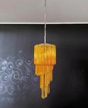 Murano Spiral Prism Glass Chandelier-DWHOME