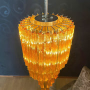 Murano Spiral Prism Glass Chandelier-DWHOME