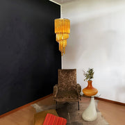 Murano Spiral Prism Glass Chandelier-DWHOME