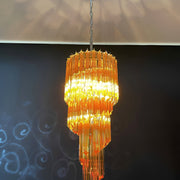Murano Spiral Prism Glass Chandelier-DWHOME