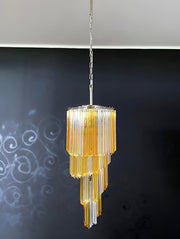 Murano Spiral Prism Glass Chandelier-DWHOME