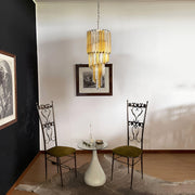 Murano Spiral Prism Glass Chandelier-DWHOME