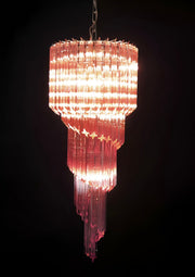 Murano Spiral Prism Glass Chandelier-DWHOME