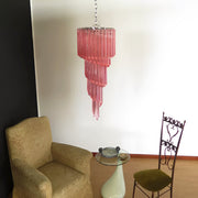 Murano Spiral Prism Glass Chandelier-DWHOME