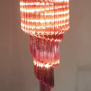 Murano Spiral Prism Glass Chandelier-DWHOME