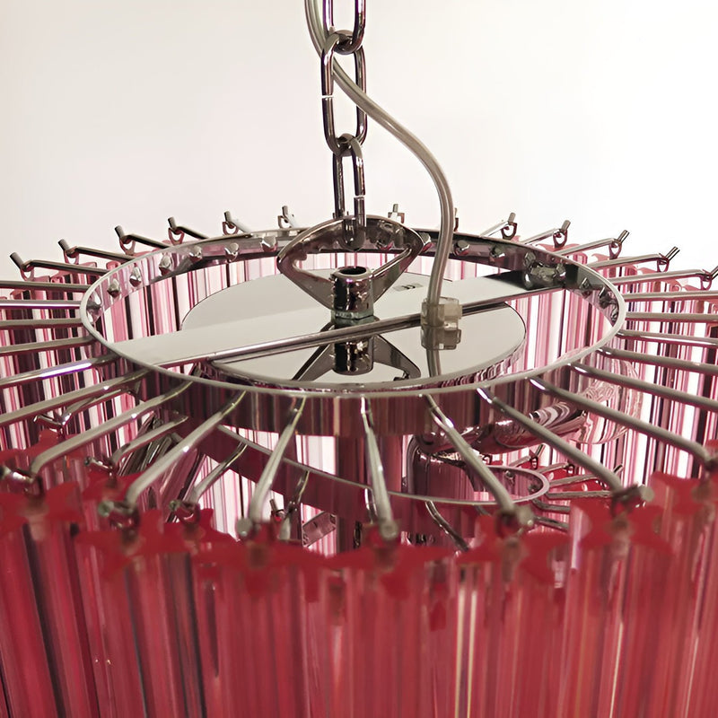 Murano Spiral Prism Glass Chandelier-DWHOME