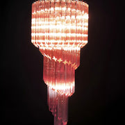Murano Spiral Prism Glass Chandelier-DWHOME