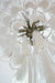 Murano White Glass Petals Chandelier-DWHOME