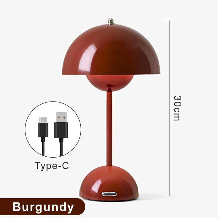 Mush Led Rechargeable Table Lamp.