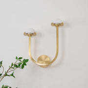 Mushroom Alabaster Wall Lamp-DWHOME