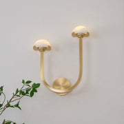 Mushroom Alabaster Wall Lamp-DWHOME