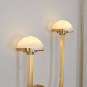 Mushroom Alabaster Wall Lamp-DWHOME