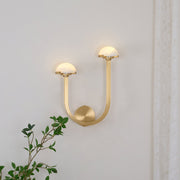Mushroom Alabaster Wall Lamp-DWHOME