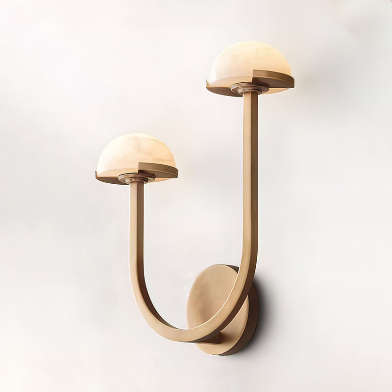 Mushroom Alabaster Wall Lamp-DWHOME