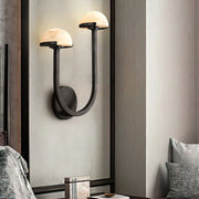 Mushroom Alabaster Wall Lamp-DWHOME