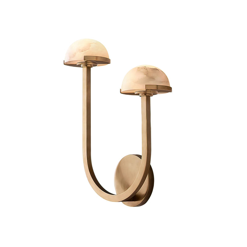 Mushroom Alabaster Wall Lamp-DWHOME