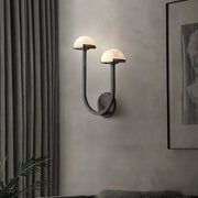 Mushroom Alabaster Wall Lamp-DWHOME