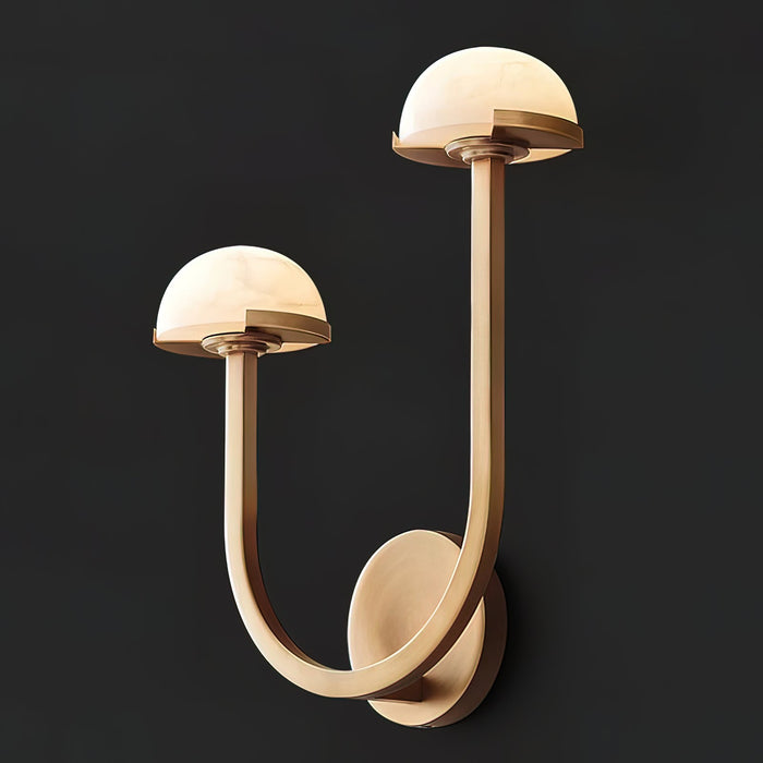 Mushroom Alabaster Wall Lamp-DWHOME