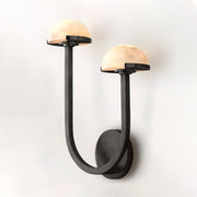 Mushroom Alabaster Wall Lamp-DWHOME