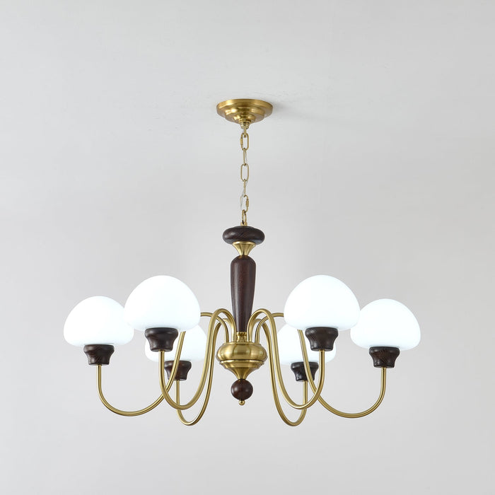 Mushroom Cap Chandelier.