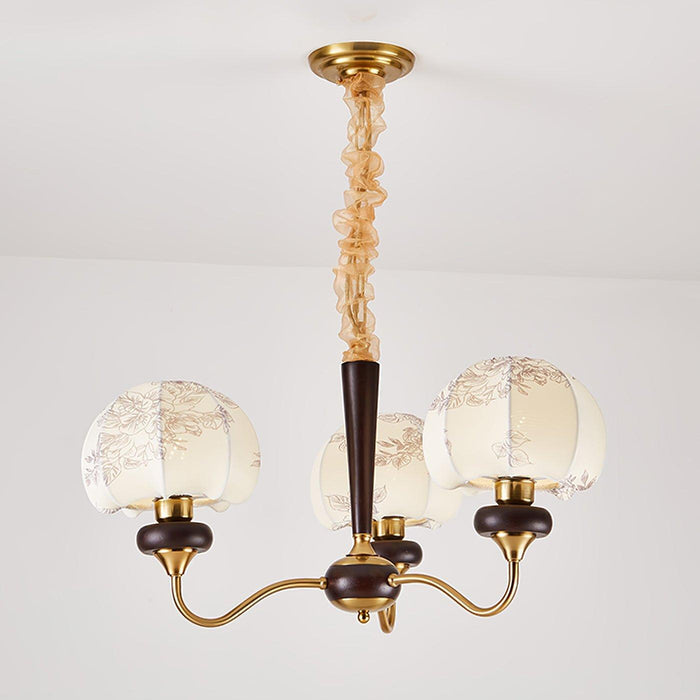 Mushroom Fabric Chandelier-DWHOME