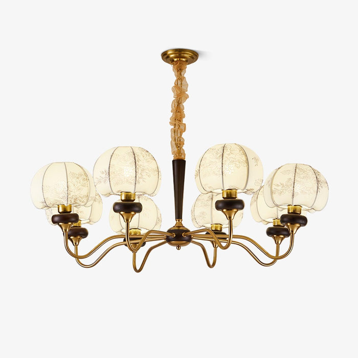 Mushroom Fabric Chandelier-DWHOME