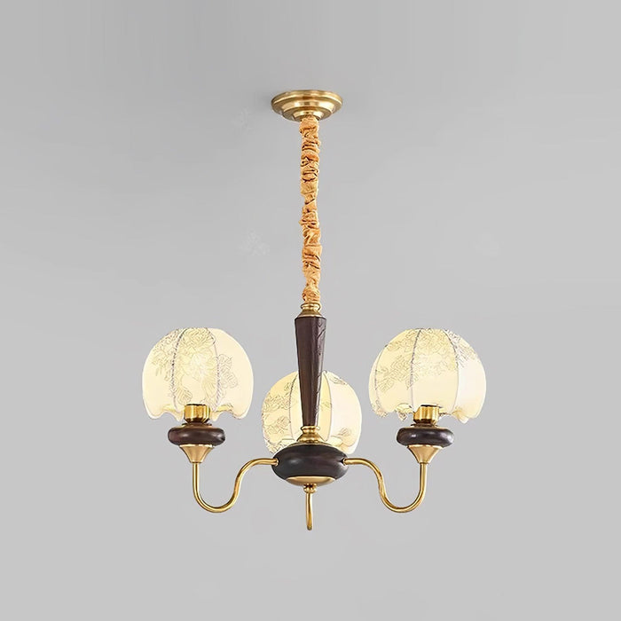 Mushroom Fabric Chandelier-DWHOME