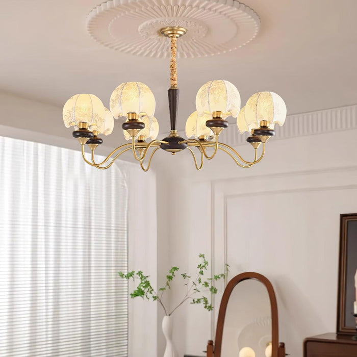 Mushroom Fabric Chandelier-DWHOME