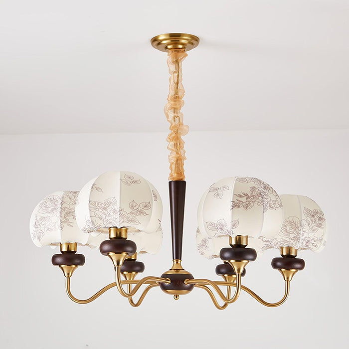 Mushroom Fabric Chandelier-DWHOME