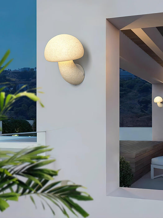 Mushroom Resin Wall Lamp.