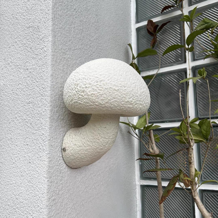 Mushroom Resin Plug-in Wall Lamp-DWHOME