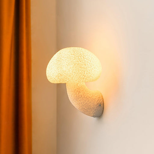 Mushroom Resin Wall Lamp.