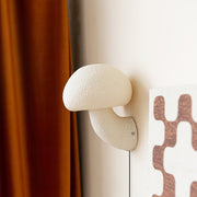 Mushroom Resin Plug-in Wall Lamp-DWHOME