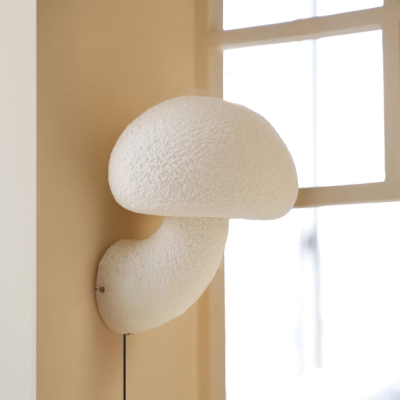 Mushroom Resin Plug-in Wall Lamp-DWHOME