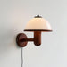 Mushroom Wood Wall Lamp.