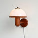 Mushroom Wood Wall Lamp.