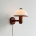 Mushroom Wood Wall Lamp-DWHOME