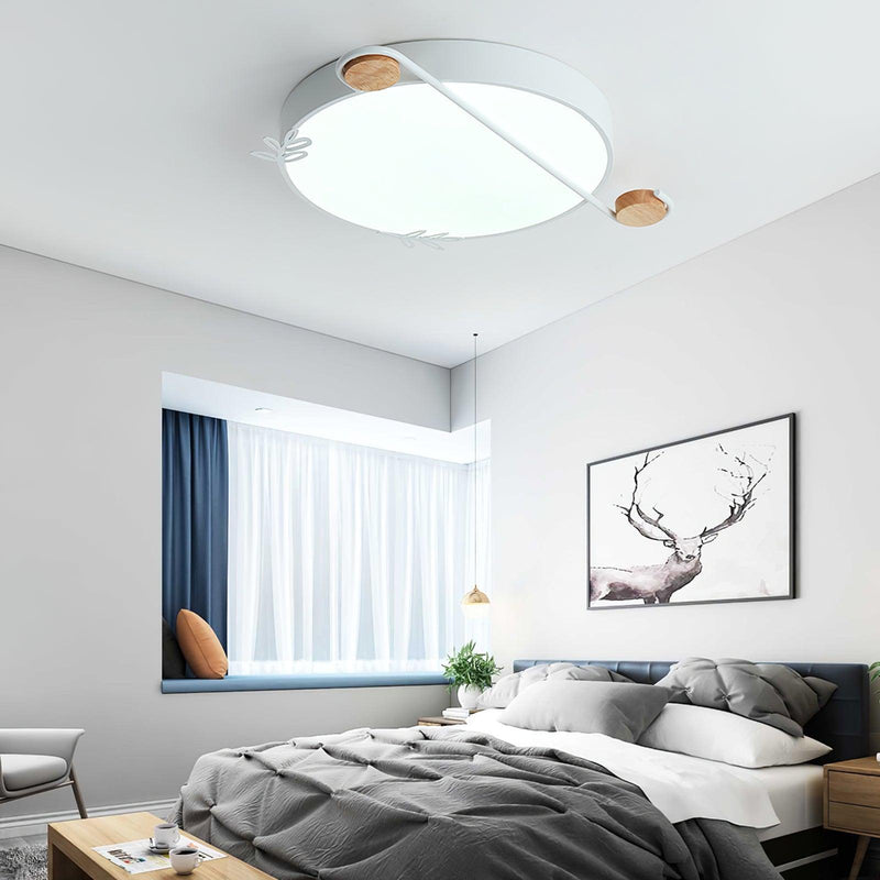 Musical Note Round Ceiling Lamp-DWHOME