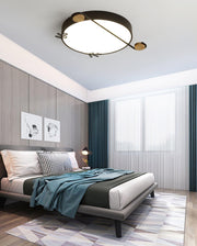 Musical Note Round Ceiling Lamp-DWHOME